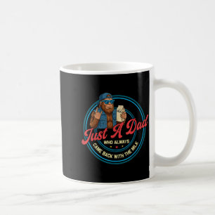 Een vader die terugkwam met de melk bigfoot papa koffiemok