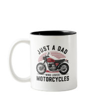 Een vader die van motorrijden houdt