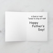 Een vader in rust Vaderdag Kaart (Binnen)