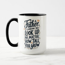 Een vader is iemand die je opzoekt.