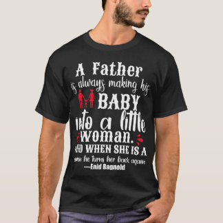Een vader maakt zijn baby altijd tot een kleine f t-shirt