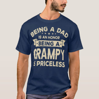 Een VADER zijn is een EER Een GRAMPY zijn is (6) T-shirt