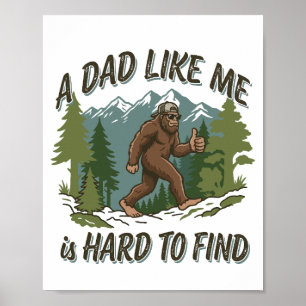 Een vader zoals ik is moeilijk te vinden schattige poster