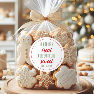 Een vakantie traktatie voor iemand Sweet Halloween Ronde Sticker