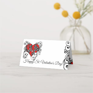 Een Valentijn-plaatskaart