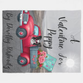 Een Valentijn voor Peppy Fleece Deken (Voorkant (Horizontaal))
