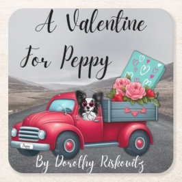 Een Valentijn voor Peppy Paper Onderzetter