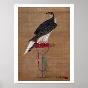 Een valk - Koreaanse scrol van de 16e eeuw Poster