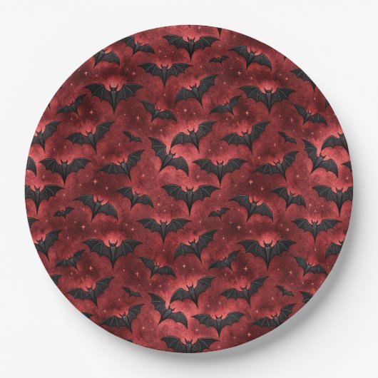Een Vampier-achtig Serieontwerp 12 Papieren Bordje (Voorkant)