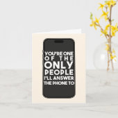 Een van de enige mensen kaart (Gele Bloem)