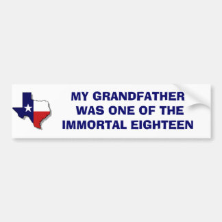 ÉÉN VAN DE IMMORTALE ACHTER BUMPERSTICKER