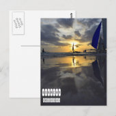 Een van de Kind Boracay Beach Sunset Briefkaart (Voorkant / Achterkant)