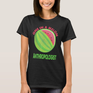 Een van de meloenen-antropoloog Watermelon Retirem T-shirt