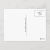 Een van de soorten - roze rubberstempels - briefkaart (Achterkant)