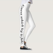 Een van deze benen is nep leggings (Rechts)