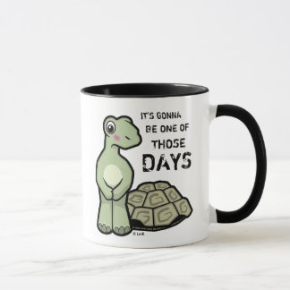 Een van die dagen klettenschildpad mok