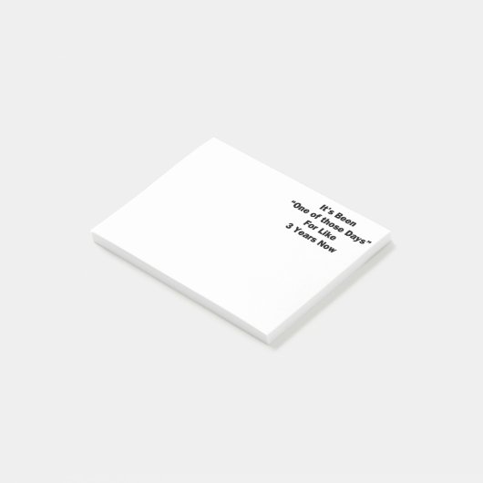 Een van die dagen post-it® notes (Schuin)