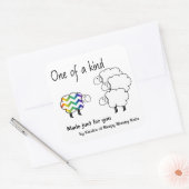 Eén van een Sind Sheep Sticker (Envelop)