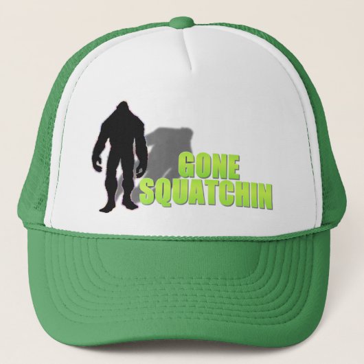 Een van onze beste verkopers Bobo's GONE SQUATCHIN Trucker Pet (Voorkant)