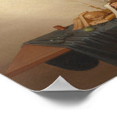 Een vanitas met boeken en schedel | Gerrit van Vuc Poster (Hoek)