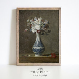 Een Vase van bloemen schilderij van Jean-Baptist Poster