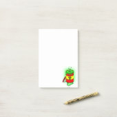 Een vat giftig afval. post-it® notes (Op bureau)