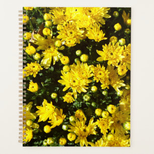 Een veelheid van gele mama's planner
