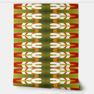 Een  veelkleurige "Ratti_Creative_Arts" Wallpap Behang