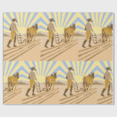 Een veld stromen cadeaupapier (Vlak)