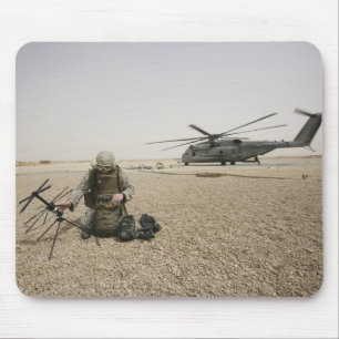 Een veldradiooperator muismat