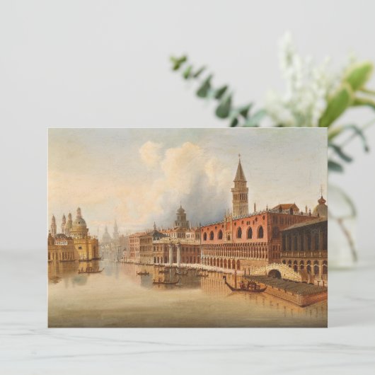 Een Venetiaanse scene | Johann Wilhelm Jankowsky (Staand voorkant)