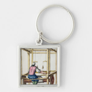 Een Venetiaanse Weaver Sleutelhanger