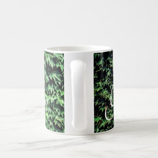 Een venster in groen planten Hoesje-Mate iPhone ge Koffiemok (Handvat)