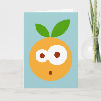Een verbaasde en googly-eyed verjaardagskaart kaart