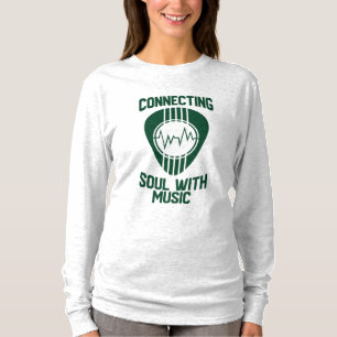 Een verbinding maken met muziek t-shirt