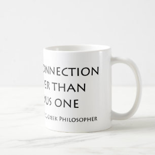 Een verborgen verbinding koffiemok