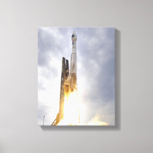 Een Verenigde Lancering Alliance Atlas V raketlift Canvas Afdruk