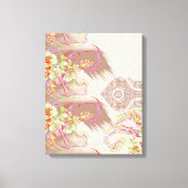 Een verfijnde bloemige regeling met det canvas afdruk (Voorkant)