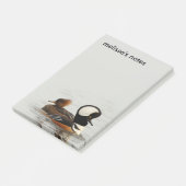 Een vergadering van gekookte micro-organismen post-it® notes (Schuin)