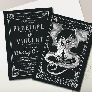 Een verhaal van Drakenliefde Tarot bruiloft uitn Kaart