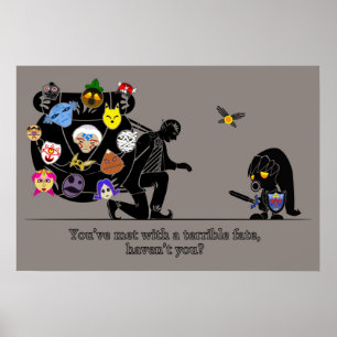 Een verhaal van maskers. poster