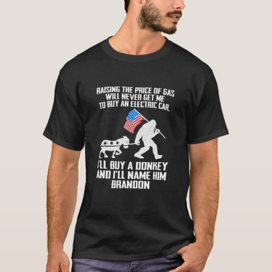 Een verhoging van de gasprijs zal me nooit in staa t-shirt (Voorkant)