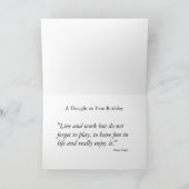 Een verjaardag denkend kaart (Binnen)