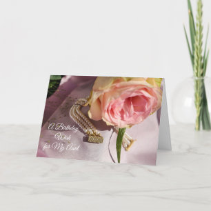 Een verjaardag voor mijn tante kaart