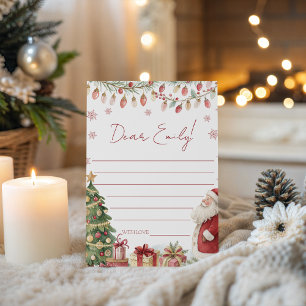 Een Verjaardagskaart met een Kerst-thema Kaart