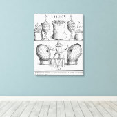 Een verklaring waarin de datum van de volgende tek canvas afdruk (Insitu (Houten vloer))