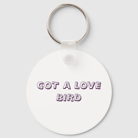 EEN VERLICHTE VOGELS SLEUTELHANGER (Voorkant)