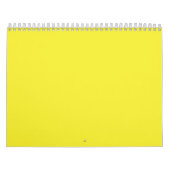 Een verloopmenging van geel naar sinaasappel, crea kalender (Hoes)