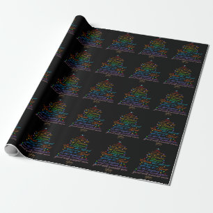 Een Verlosser is Geboren Lukas 2-11 Kerstboom inpa Cadeaupapier