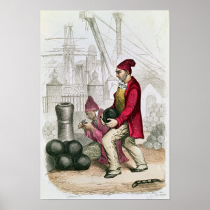Een veroordeling in de strafkolonie van Toulon Poster